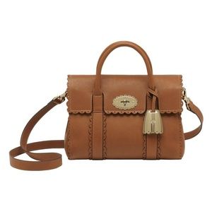 SALE Mulberry Cookie Bayswater Brown Satchel Bag